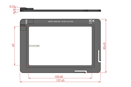 H601-NIKON-TI-SR-GLASS_DIMENSION